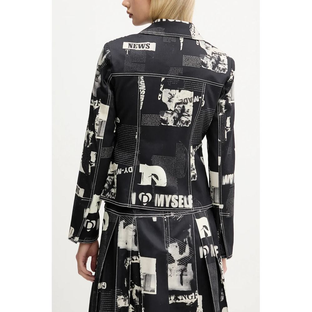 Desigual Black Cotton Women's Jacket - Zeiniez