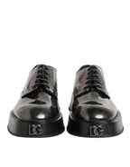 Dolce & Gabbana Multicolor Leather Lace-up Men Formal Derby Shoes - Zeiniez