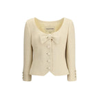 Valentino Beige Fleece Wool Coat - Zeiniez