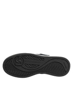 Dolce & Gabbana Blue Cotton Denim Logo Low Top Sneakers Shoes - Zeiniez