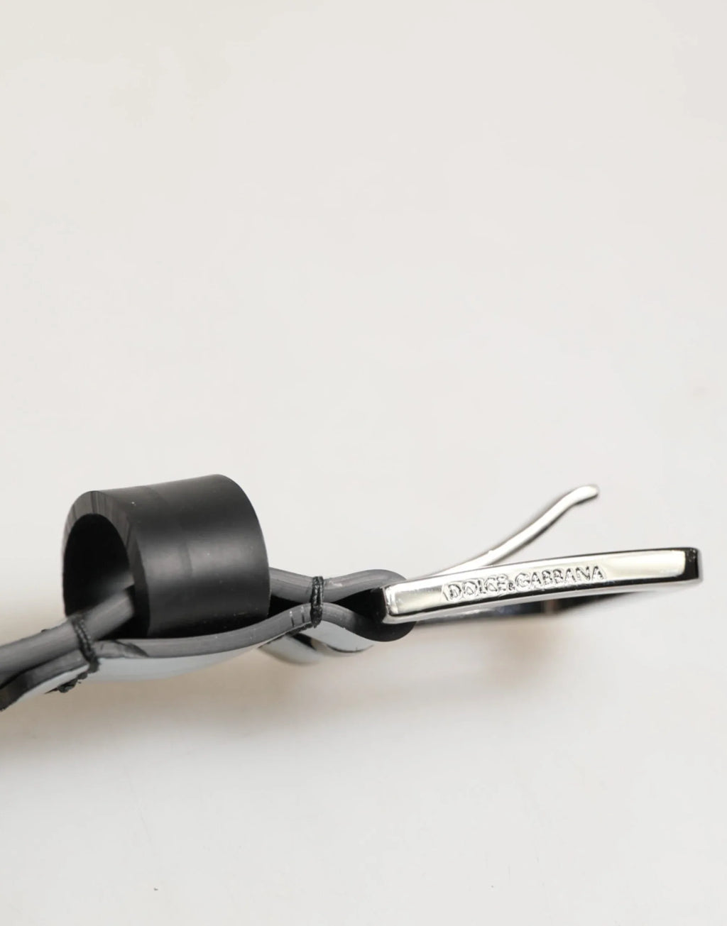 Dolce & Gabbana Multicolor PVC Floral Silver Buckle Men Belt - Zeiniez