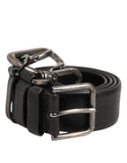 Dolce & Gabbana Black Key Ring Clip Attachments Buckle Belt - Zeiniez