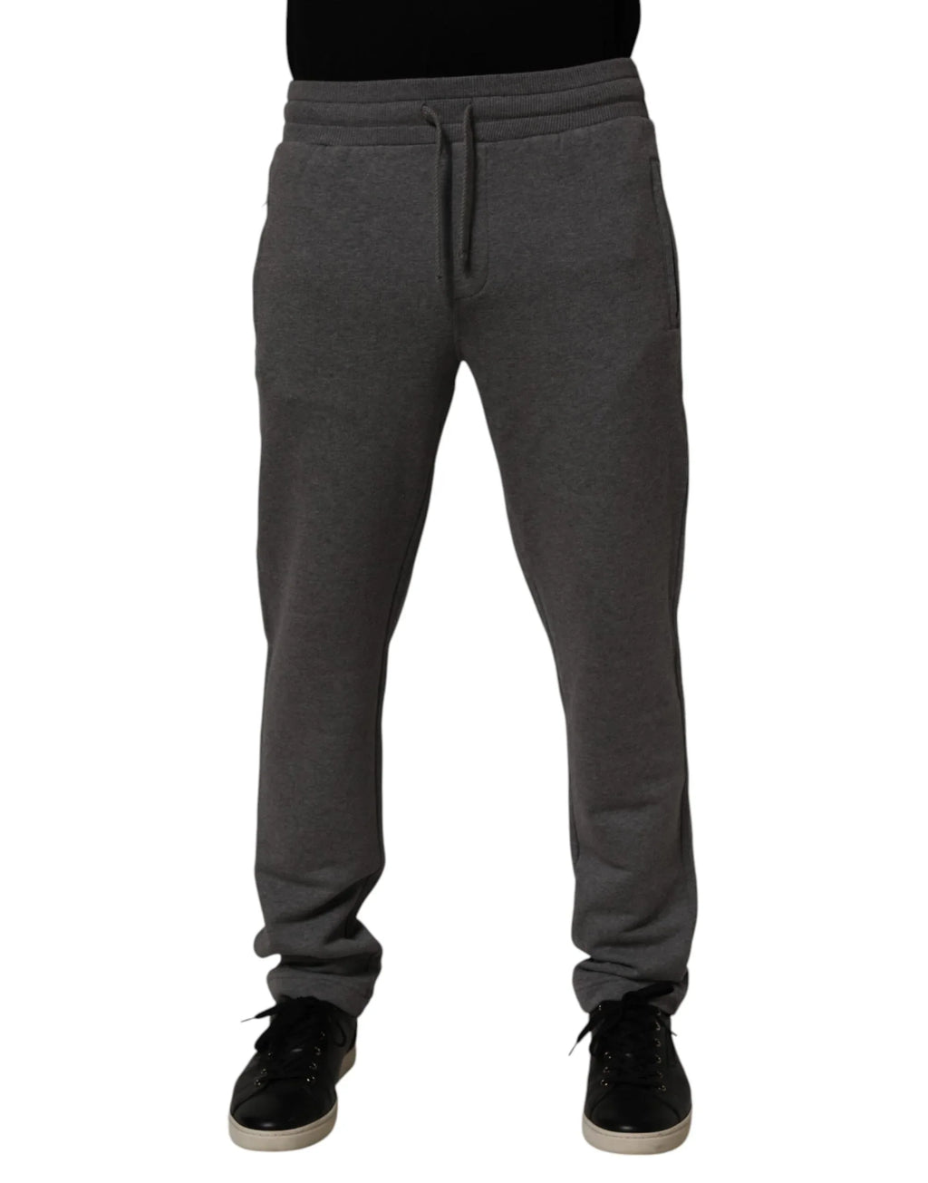 Dolce & Gabbana Gray Cotton Jogger Sweatpants Trouser Pants - Zeiniez
