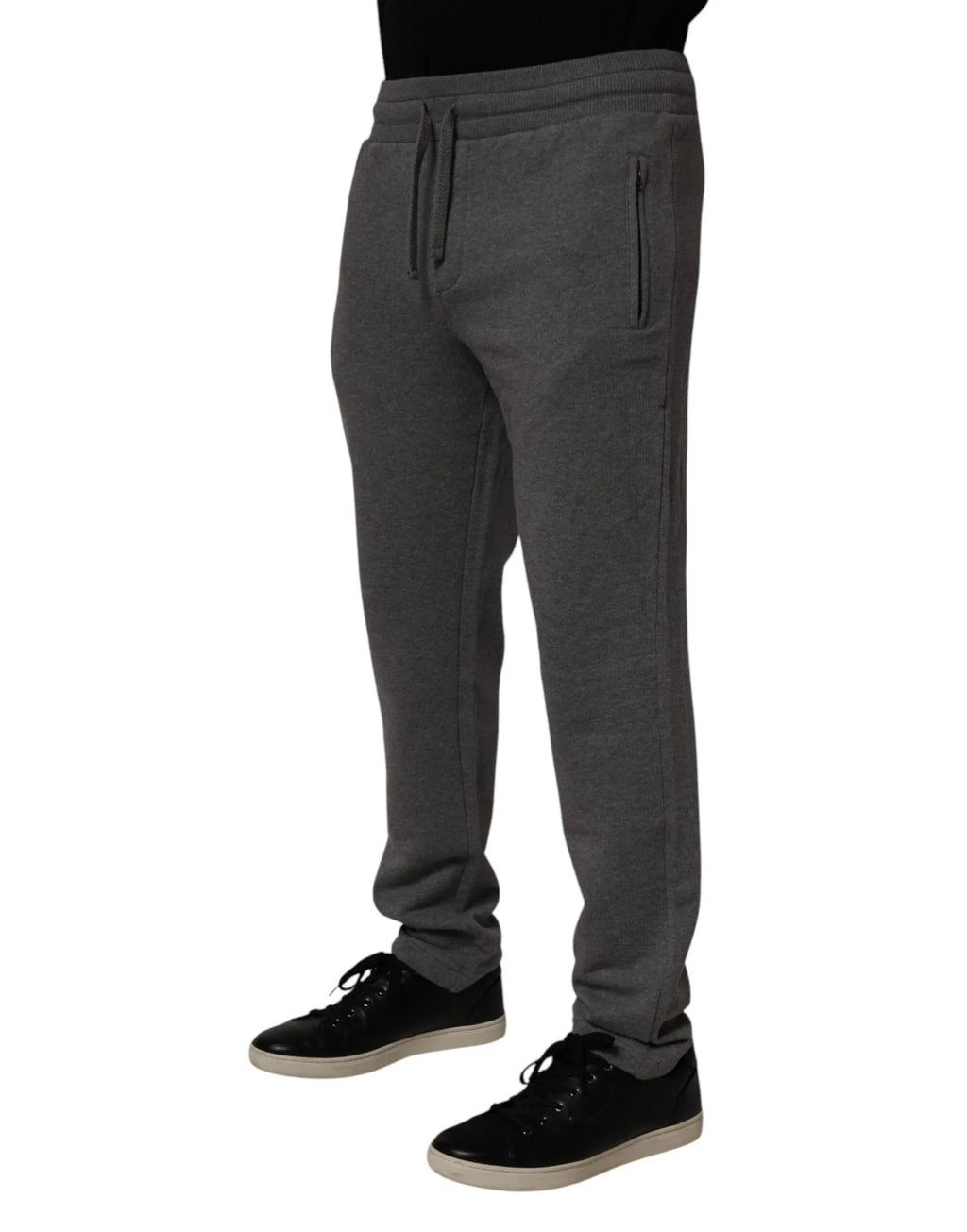 Dolce & Gabbana Gray Cotton Jogger Sweatpants Trouser Pants - Zeiniez