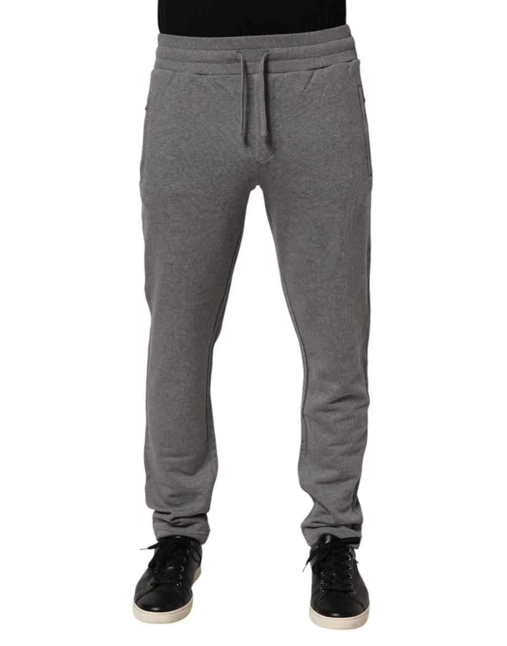 Dolce & Gabbana Cotton Jogger Sweatpants Trouser Gray - Zeiniez