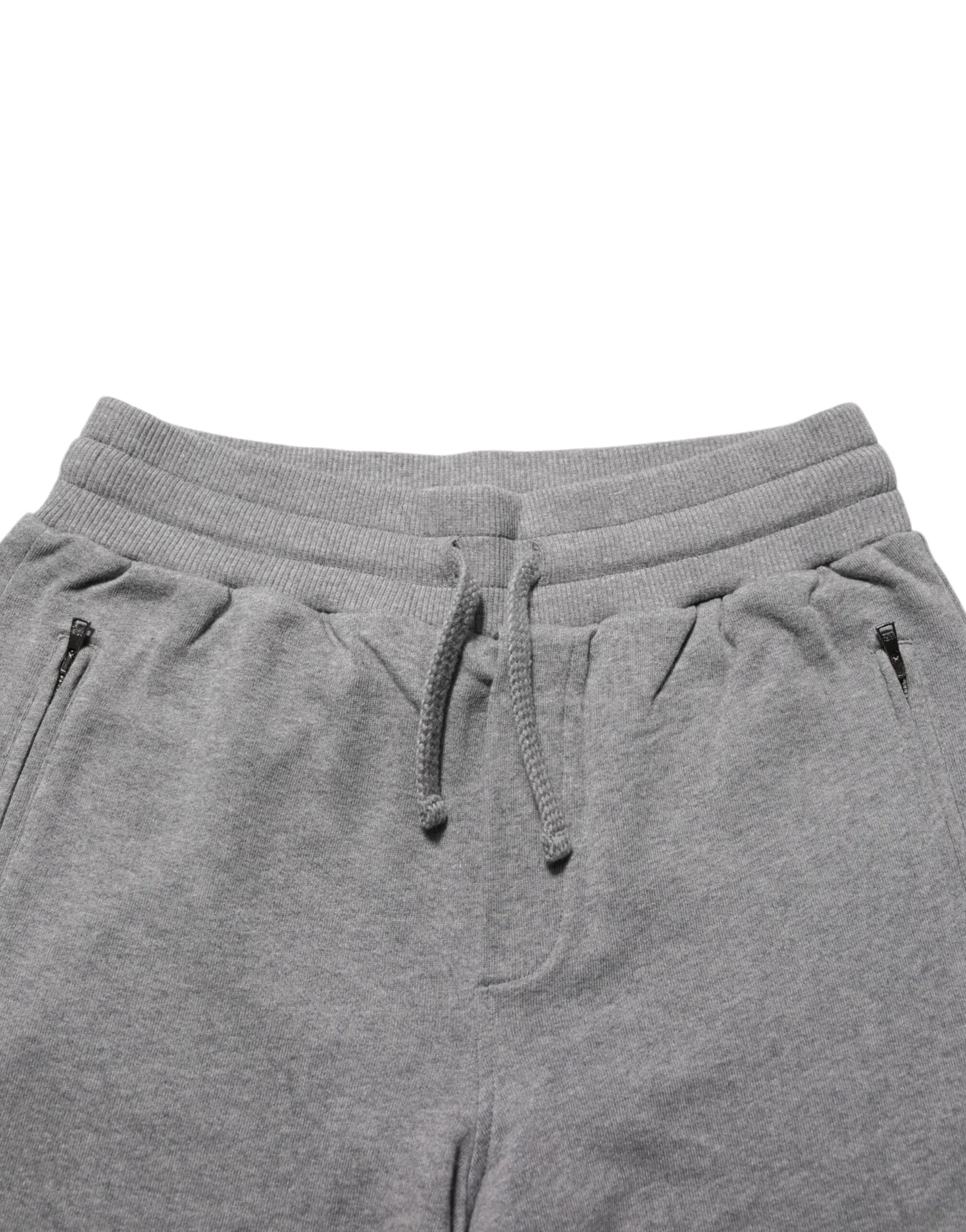 Dolce & Gabbana Cotton Jogger Sweatpants Trouser Gray - Zeiniez