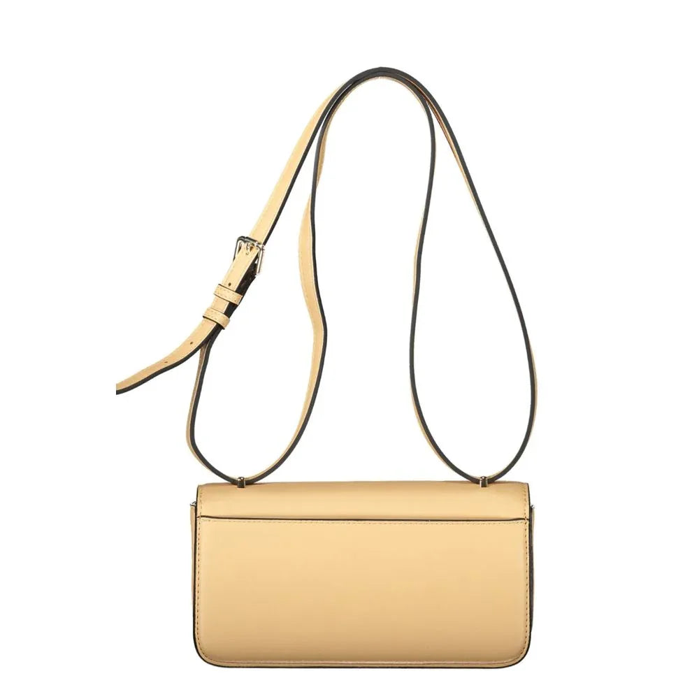 Mario Valentino Beige Polyurethane Women Handbag - Zeiniez