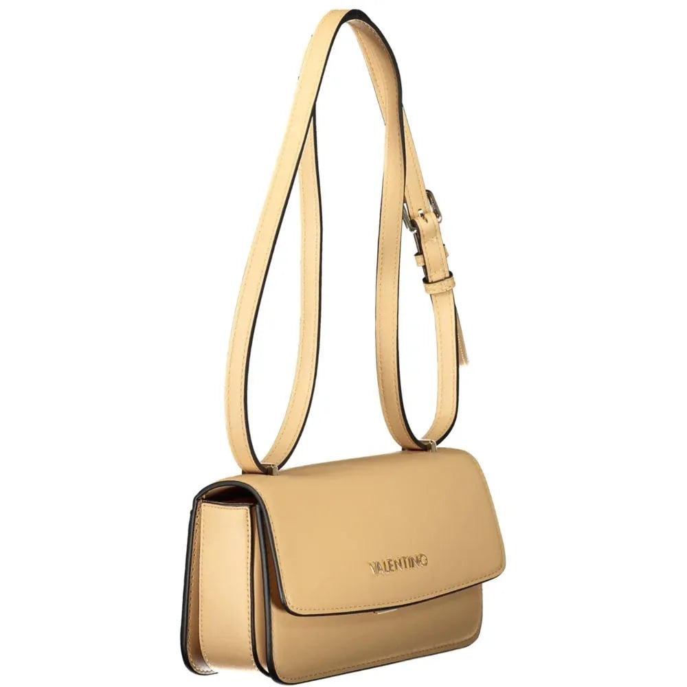 Mario Valentino Beige Polyurethane Women Handbag - Zeiniez