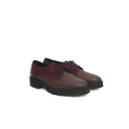 Cerruti 1881 Burgundy Cowhide Women Loafer - Zeiniez