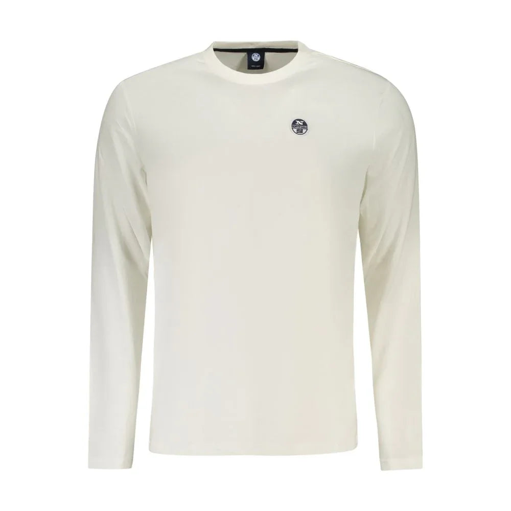 North Sails Bianco Cotton Men T-Shirt - Zeiniez
