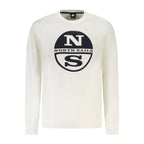 North Sails White Cotton Men's Sweatshirt - Zeiniez