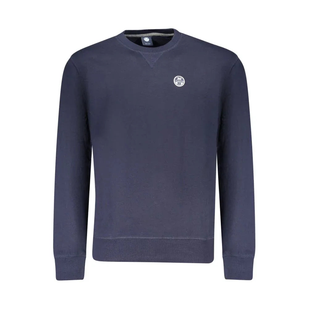 North Sails Blue Cotton Men's Sweatshirt - Zeiniez