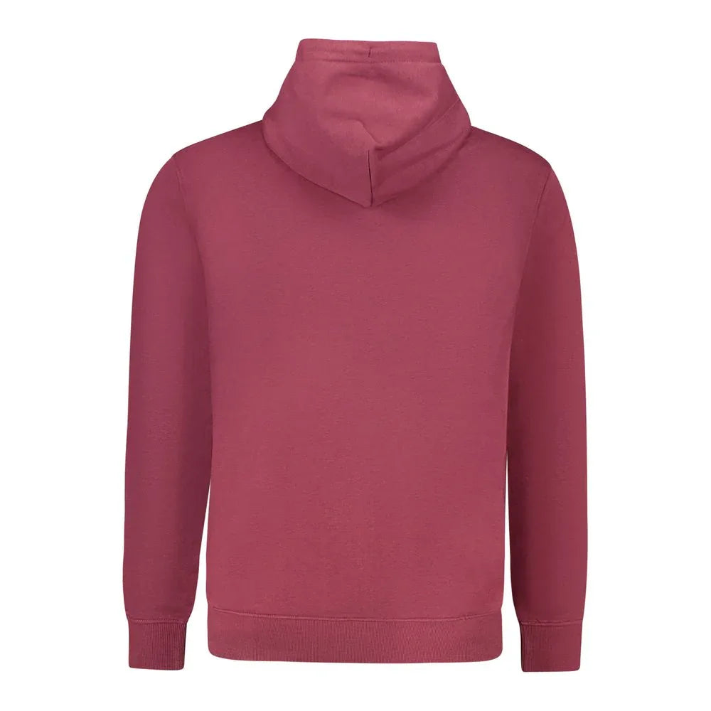 Tommy Hilfiger Red Cotton Men's Sweatshirt with Hood - Zeiniez
