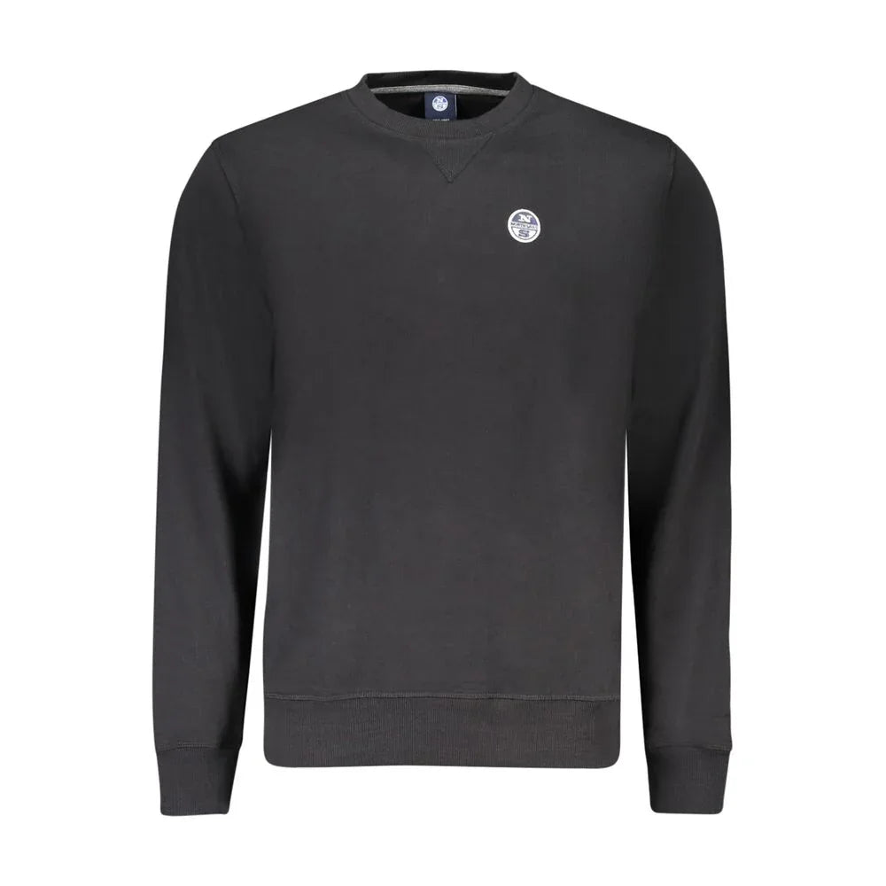 North Sails Black Cotton Mens Sweatshirt - Zeiniez