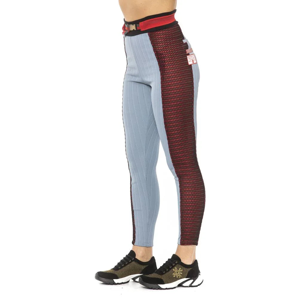 Mr&Mrs Italy Light Blue Cotton Women Leggings - Zeiniez