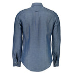 Gant Blue Linen Men's Shirt - Zeiniez