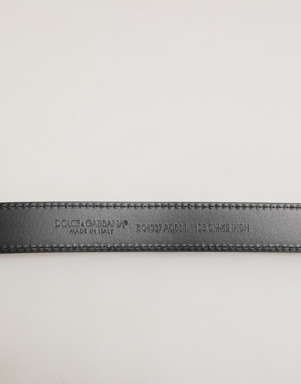 Dolce & Gabbana Red Black Pony Leather Metal Buckle Men Belt - Zeiniez