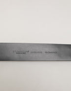 Dolce & Gabbana Black Calf Leather Studded Silver Buckle Belt - Zeiniez