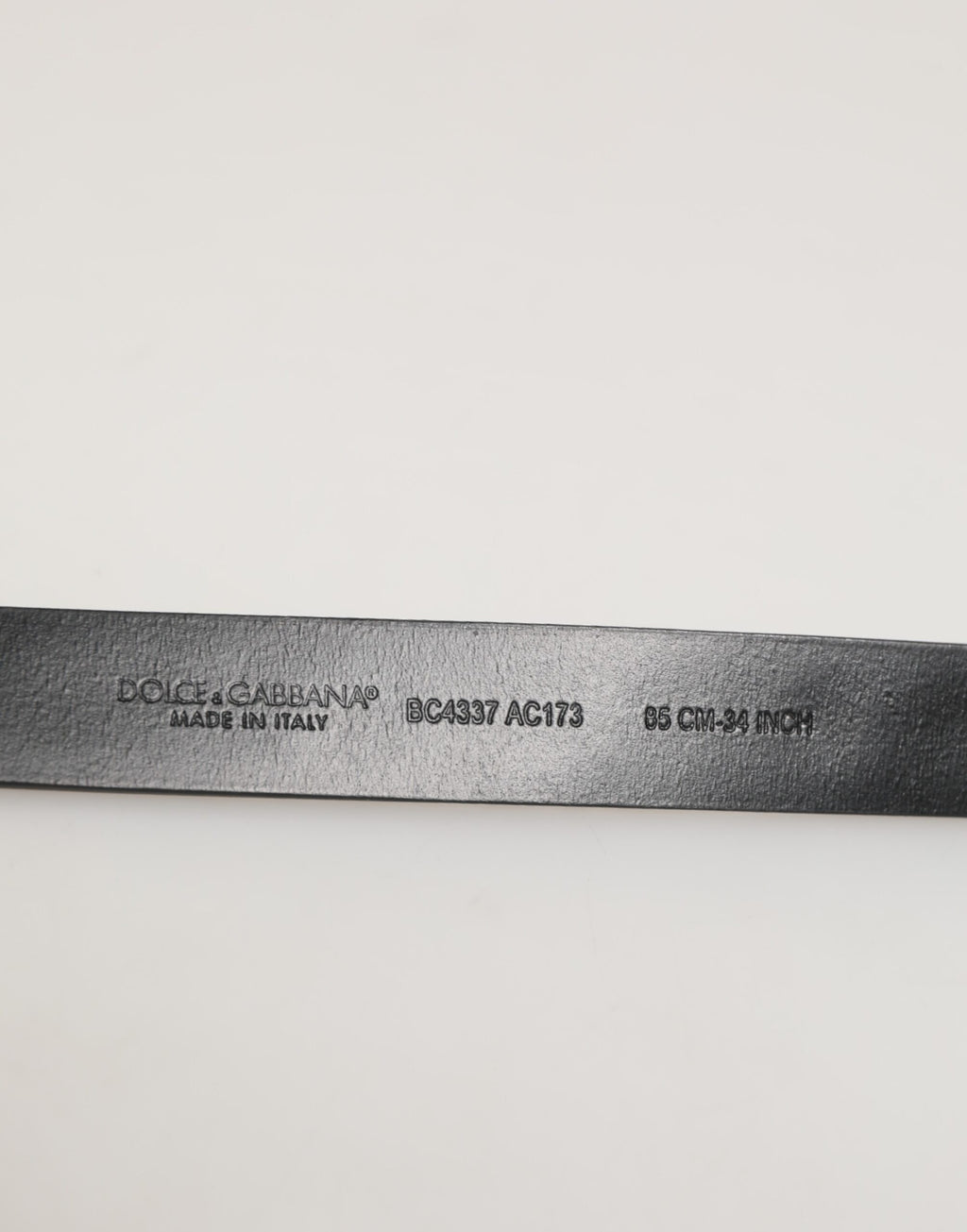 Dolce & Gabbana Black Leather Studded Silver-Tone Buckle Belt - Zeiniez