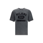Dolce & Gabbana Gray Cotton T-Shirt