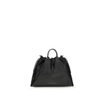 Brunello Cucinelli Black Calf Leather Bos Taurus Shoulder Bag - Zeiniez