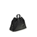 Brunello Cucinelli Black Calf Leather Bos Taurus Shoulder Bag - Zeiniez