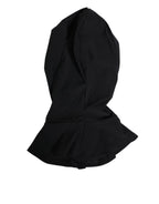 Dolce & Gabbana Black Nylon Elastane Balaclava Hood Face Cover Hat - Zeiniez