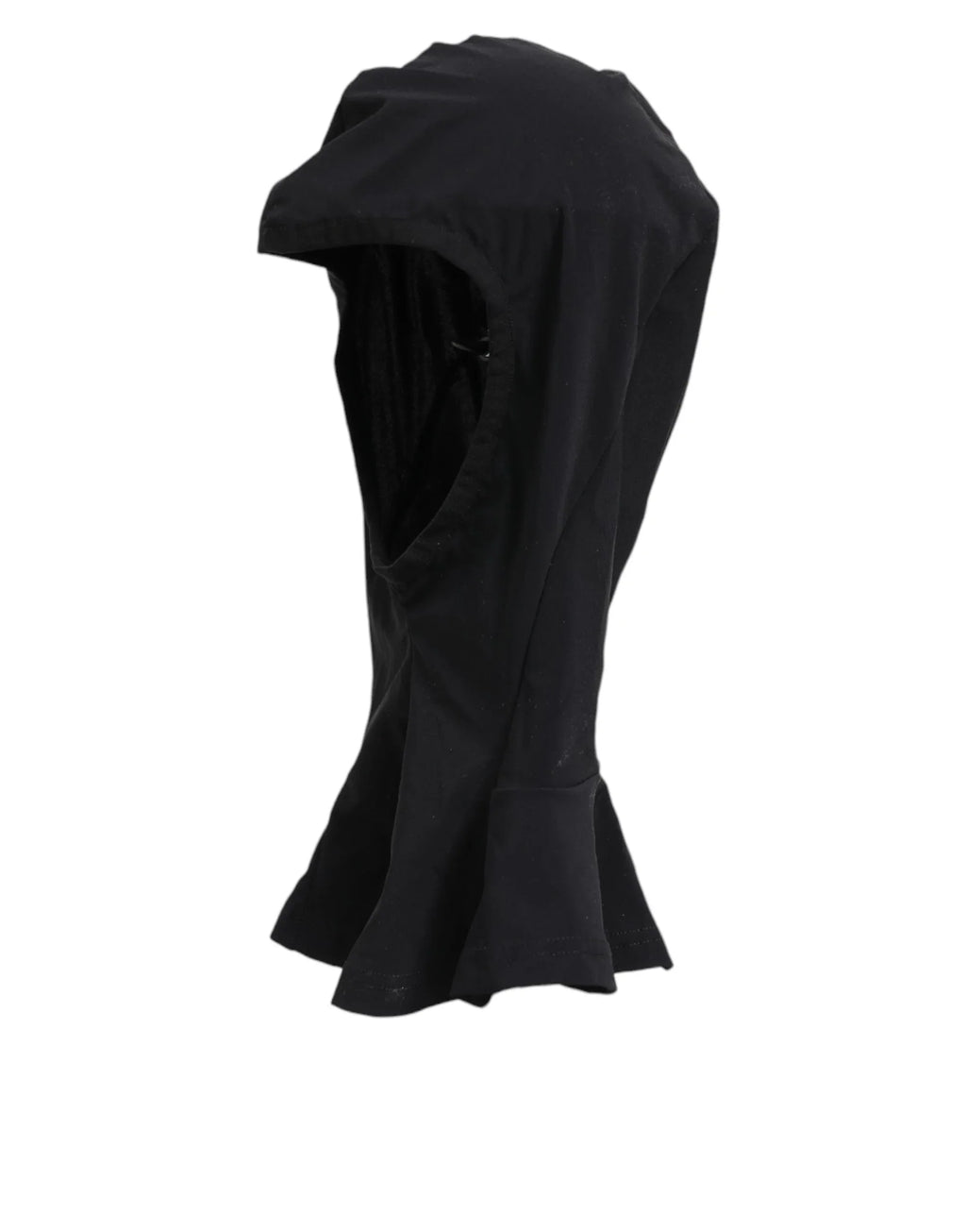 Dolce & Gabbana Black Nylon Elastane Balaclava Hood Face Cover Hat - Zeiniez