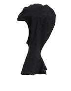 Dolce & Gabbana Black Nylon Elastane Balaclava Hood Face Cover Hat - Zeiniez