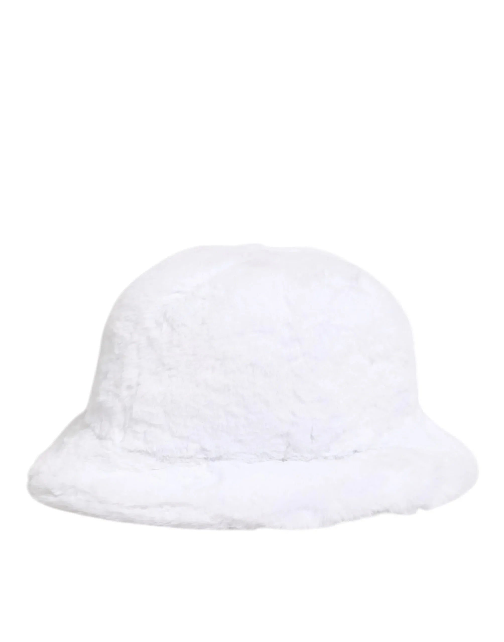 Dolce & Gabbana White Modacrylic Fur Bucket Men Capello Hat - Zeiniez