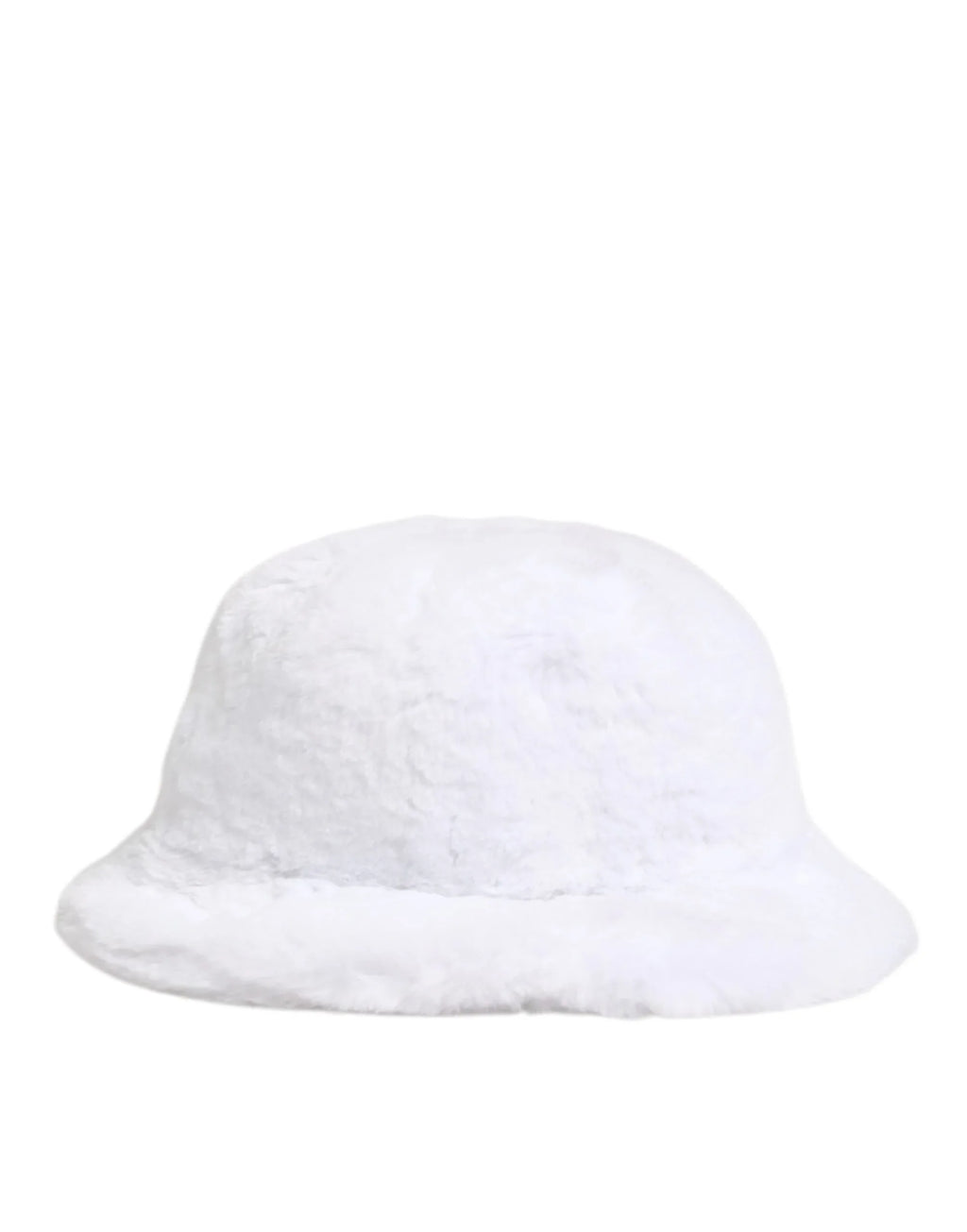 Dolce & Gabbana White Modacrylic Fur Bucket Men Capello Hat - Zeiniez