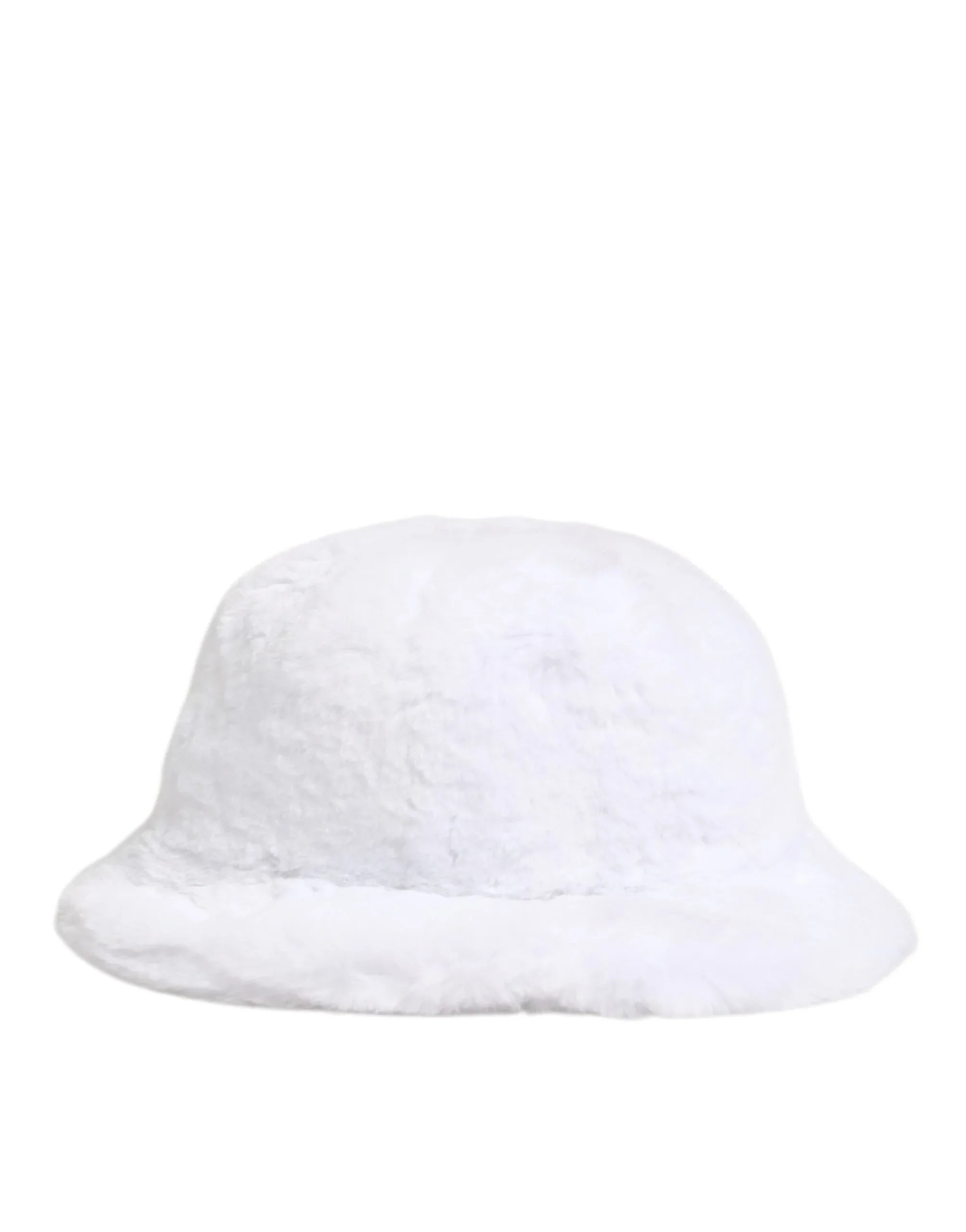 Dolce & Gabbana White Modacrylic Fur Bucket Men Capello Hat - Zeiniez
