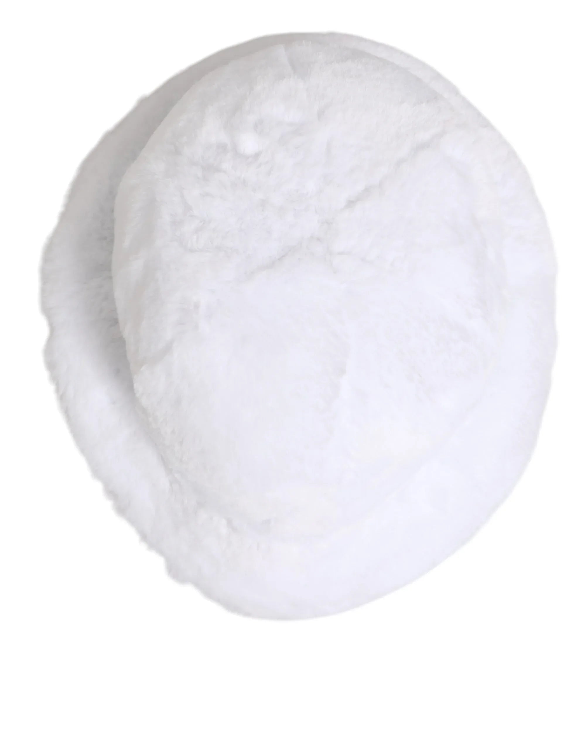 Dolce & Gabbana White Modacrylic Fur Bucket Men Capello Hat - Zeiniez