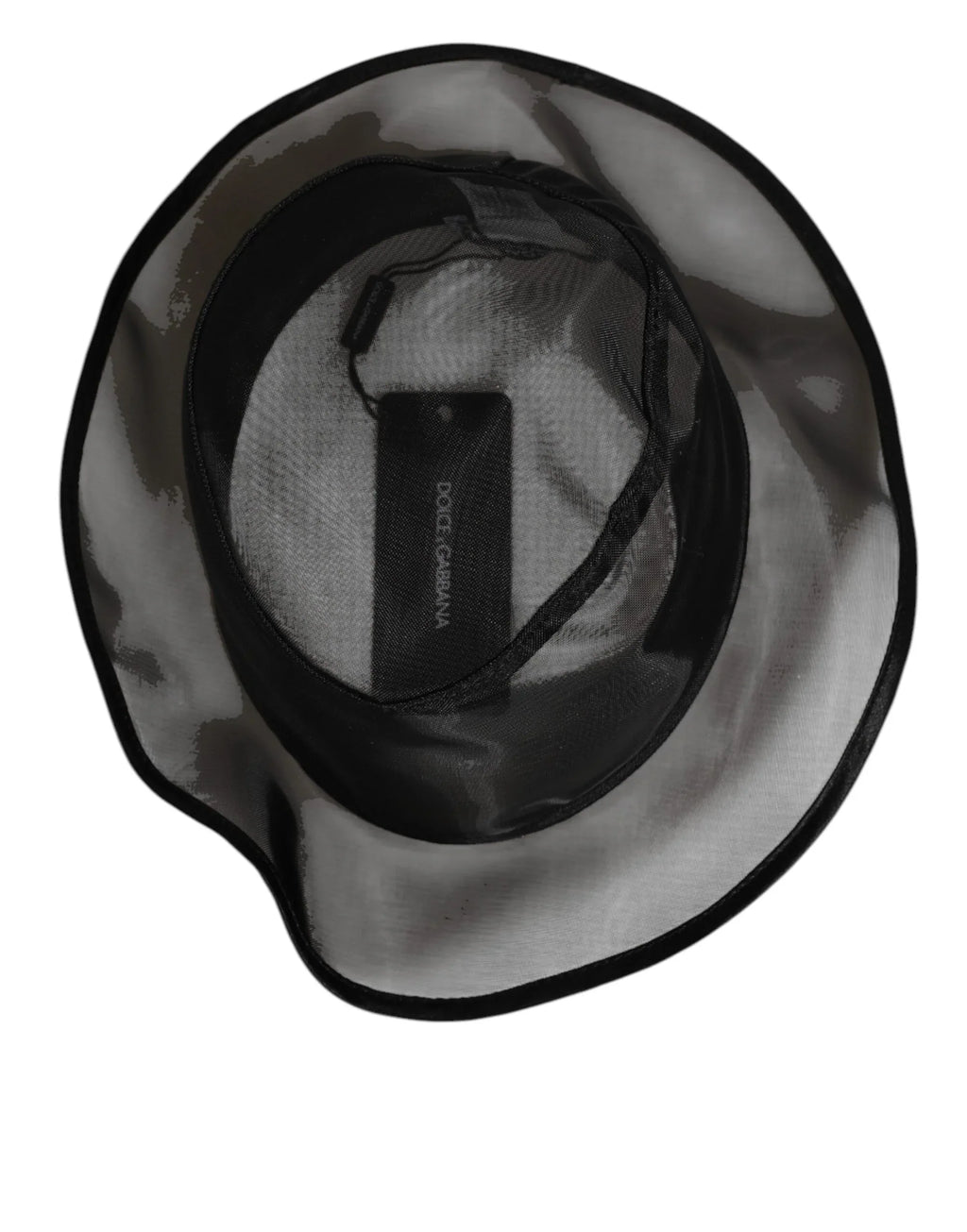 Dolce & Gabbana Black Silk Mesh Bucket Men Fisherman Cap Hat - Zeiniez