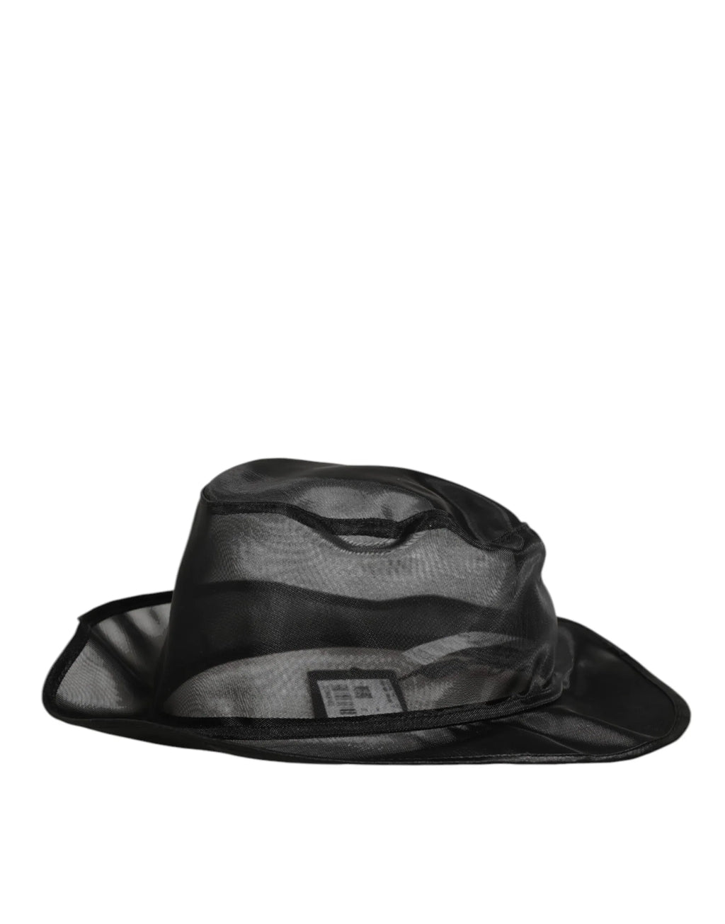 Dolce & Gabbana Black Silk Mesh Bucket Men Fisherman Cap Hat - Zeiniez