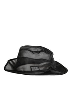 Dolce & Gabbana Black Silk Mesh Bucket Men Fisherman Cap Hat - Zeiniez