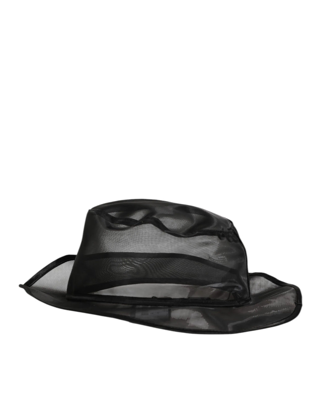 Dolce & Gabbana Black Silk Mesh Bucket Men Fisherman Cap Hat - Zeiniez