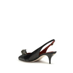 Valentino Garavani Black Leather Pumps - Zeiniez