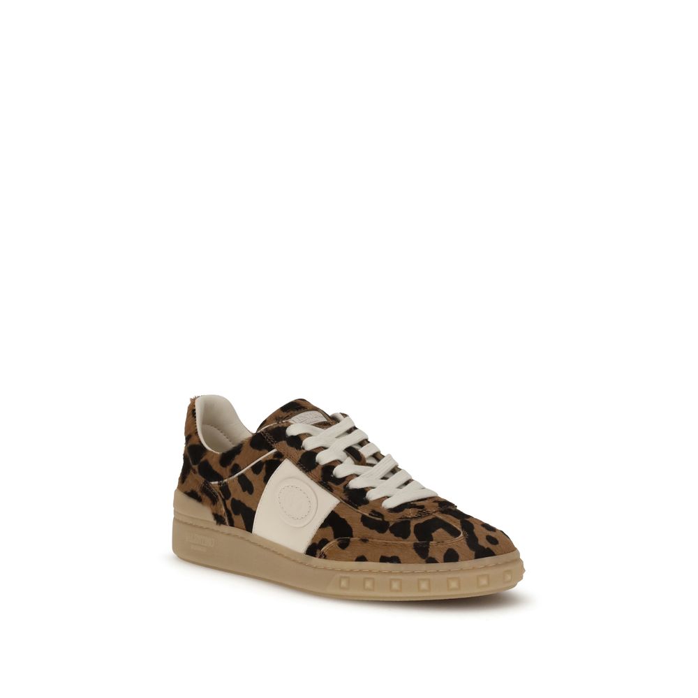 Valentino Garavani Multicolor Calf Leather Bos Taurus Low Top Sneakers - Zeiniez