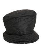 Dolce & Gabbana Black Nylon Quilted Bucket Men Capello Hat - Zeiniez