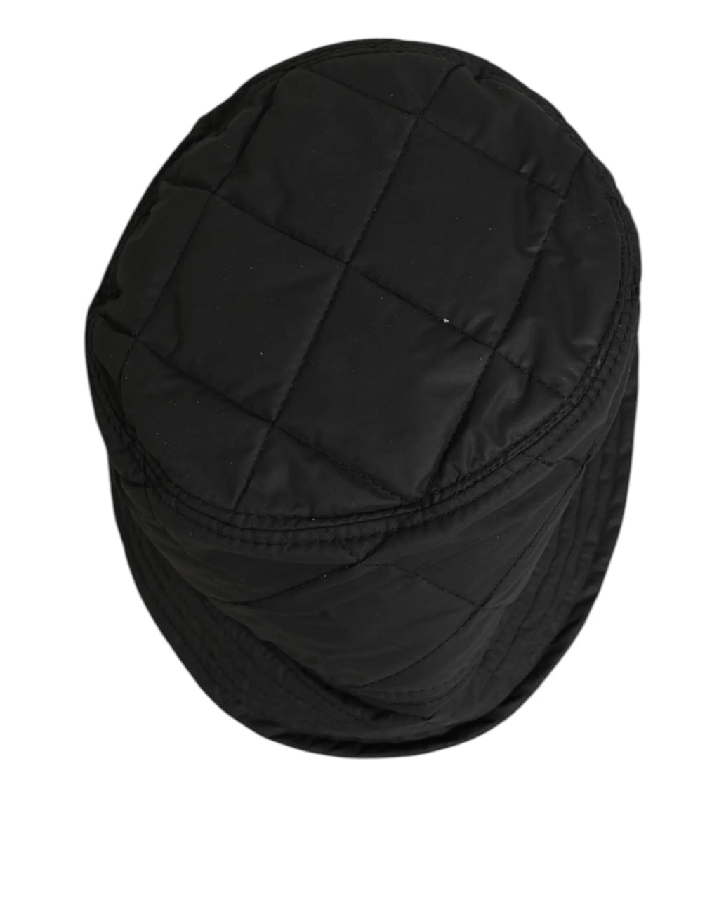 Dolce & Gabbana Black Nylon Quilted Bucket Men Capello Hat - Zeiniez