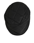 Dolce & Gabbana Black Nylon Quilted Bucket Men Capello Hat - Zeiniez