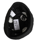 Dolce & Gabbana Black Nylon Quilted Bucket Men Capello Hat - Zeiniez