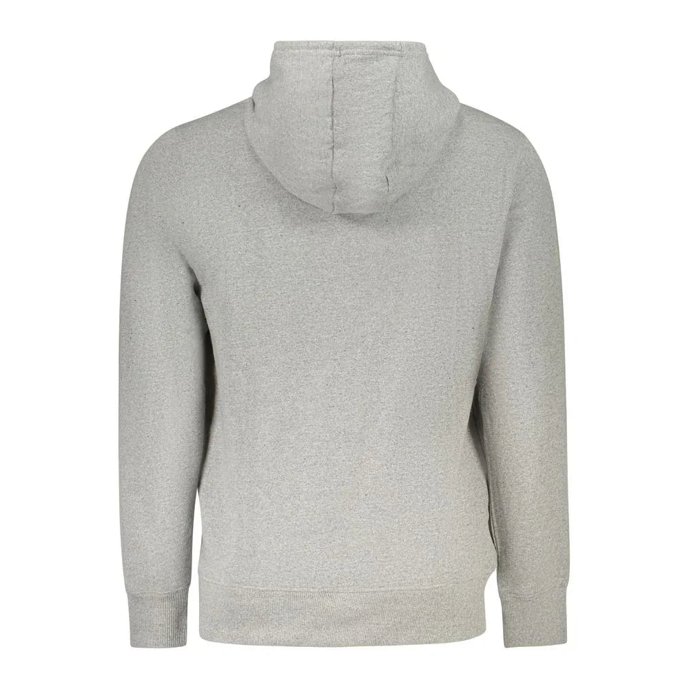 Accademia Militare Grigio Cotton Men's Hoodie Sweatshirt - Zeiniez