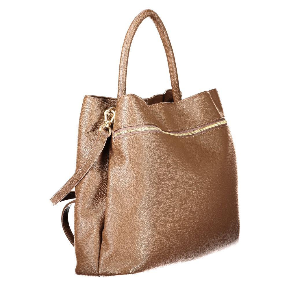Twinset Marrone Poliuretano Woman Tote - Zeiniez