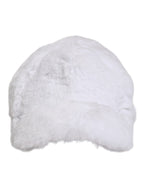 Dolce & Gabbana White Modacrylic Rapper Men Baseball Capello Hat