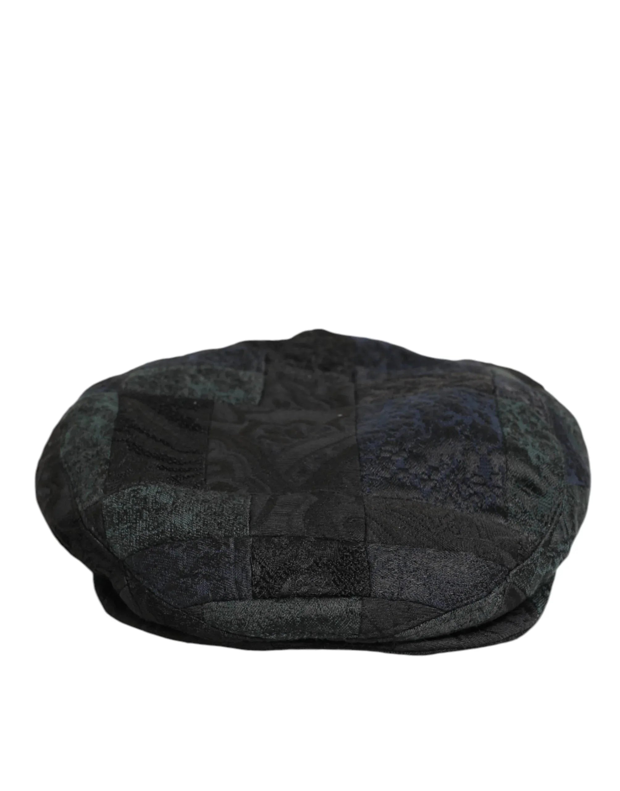 Dolce & Gabbana Black Polyester Newsboy Men Cloth Capello Hat - Zeiniez