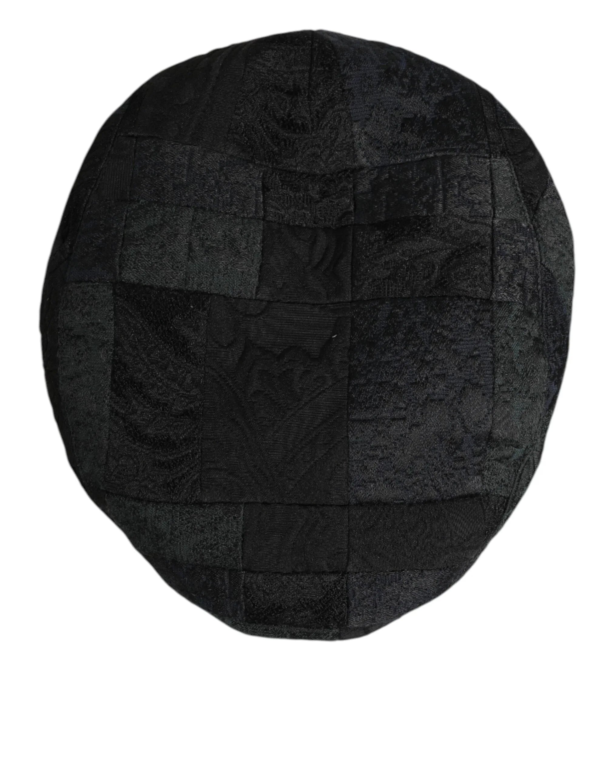 Dolce & Gabbana Black Polyester Newsboy Men Cloth Capello Hat - Zeiniez