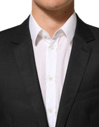 Dolce & Gabbana Black Single Breasted Men Coat MARTINI Blazer - Zeiniez