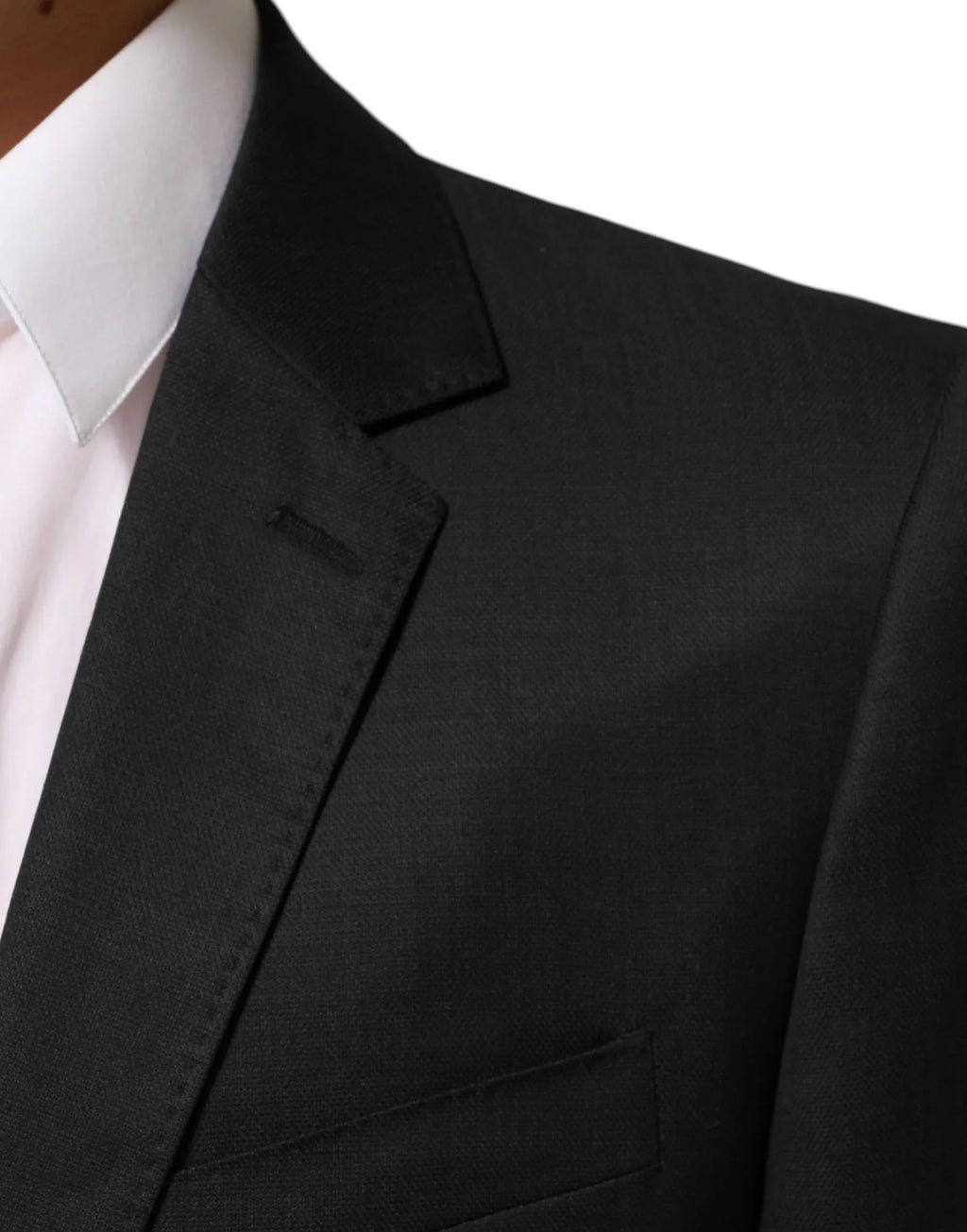 Dolce & Gabbana Black Single Breasted Men Coat MARTINI Blazer - Zeiniez